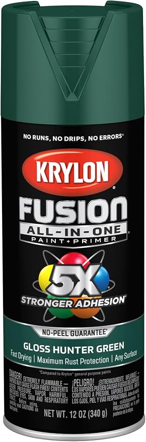 Krylon Rust Preventative Spray Paint, Hunter Green, 12 oz K02789007-1 Each by Krylon%C2%AE