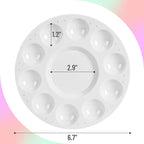 Mr. Pen- Round Paint Tray Palettes, 16 Pack | Plastic White Palettes - Image 4