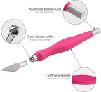 WA Portman 2-Piece Pink Craft Knife Set – Sharp, Durable Hobby Knife Set - Image 3