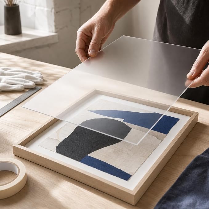 8x10 Non-Glare Acrylic Sheet Frame Replacement, UV Resistant Picture Cover | - Image 7