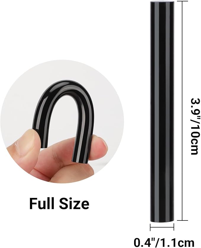 72 Pack Black Hot Glue Sticks, Decoration, Car Dent Repair, Gluing Project - Image 3