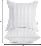 Oubonun 24 x 24 Throw Pillow Inserts, Firm and Fluffy Decorative Square Pillows - Image 8