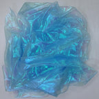 Light Blue Iridescent Organza Fabric - Image 8