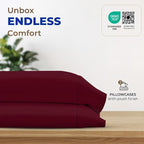 Thread Spread 100% Egyptian Cotton Pillow Cases Queen Size Set of 2 - Image 3