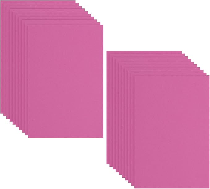 PATIKIL 20 Pack EVA Foam Sheets, Rose Red by PATIKIL