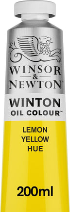 Winsor & Newton Winton Oil Color, 200ml Tube, Lemon Yellow Hue by WinsorNewton