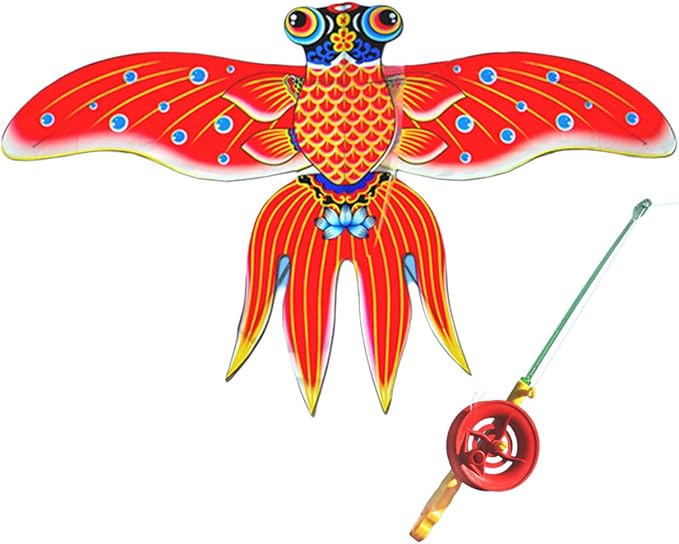 Dynamic Kites 3D Fishing Rod Line Kites Kites Easy Flying Toy Frameless Kites - Image 3