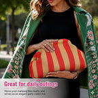 Mahjong Tile Bag Woven Clutch Purses - Image 2