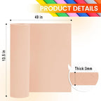 Do²ping Beige Eva Foam Sheets Roll, 3mm EVA Craft Foam 49''x13.5'' High Density - Image 2