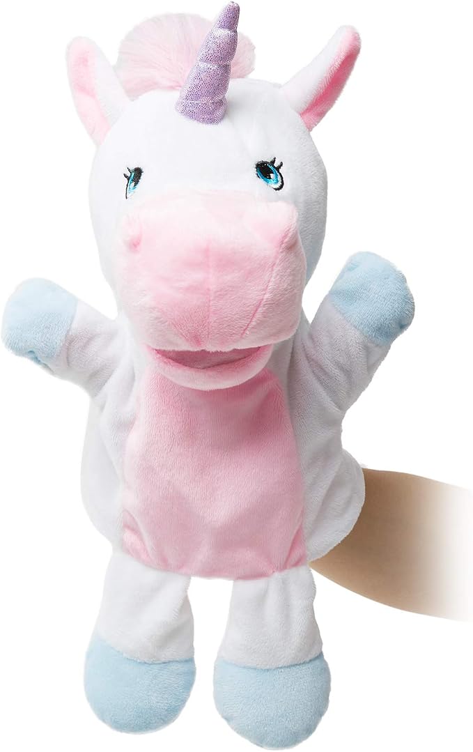 HollyHOME Unicorn Plush Hand Puppet Magical Friends Funny Storytime Gifts by HollyHOME