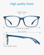 ANRRI Blue Light Blocking Glasses, Anti Eyestrain Lens Lightweight Frame - Image 5