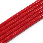 150Pcs 4×2mm Natural Red Coral Spacer Stone Beads by Nitopupu