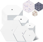 420 PCS Piecing Paper for Quilting 1", 1.5"and 2" Hexagon Quilting Template | by fuceury