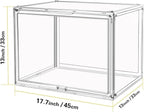 GUDEMAY Large Clear Stackable Plastic Storage Bins - Image 2