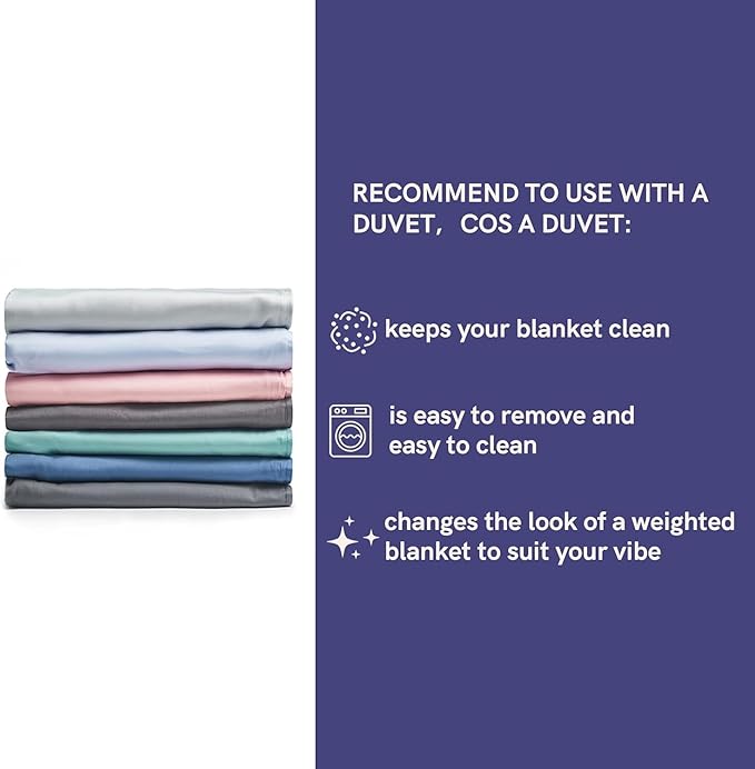 YnM King Size Weighted Blanket for Adults, Exclusive Smallest Compartments - Image 9