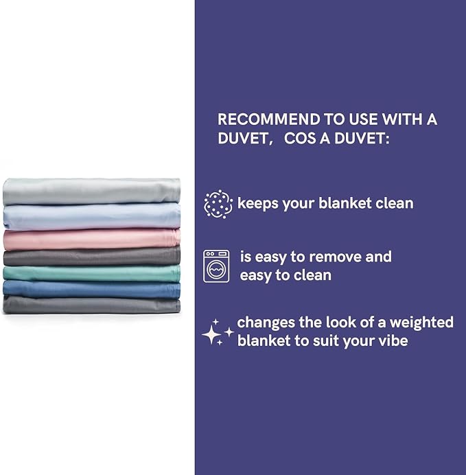 YnM King Size Weighted Blanket for Adults, Exclusive Smallest Compartments - Image 8
