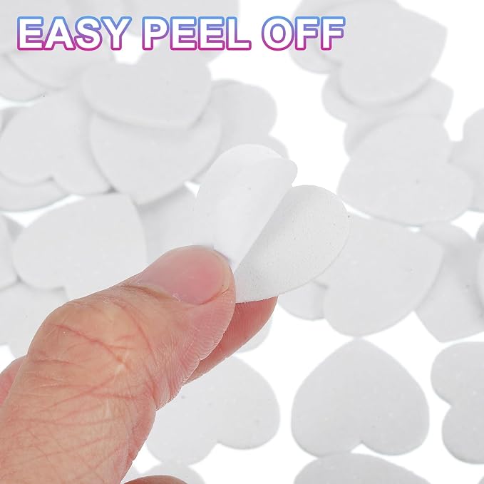 MECCANIXITY 60Pcs Glitter Foam Stickers 1 Inch Self-Adhesive Sparkly - Image 4