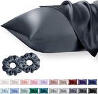 Standard Satin Pillowcase for Hair 2pc, Similar to Silk Pillow Cases, Easier by Vielit