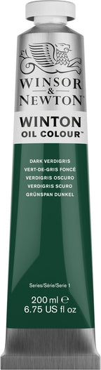 Winsor & Newton Winton Oil Color, 200ml Tube, Dark Verdigris - Image 11