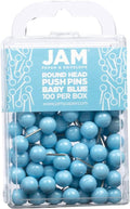 JAM PAPER Colorful Push Pins by JAMPaper