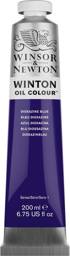 Winsor & Newton Winton Oil Color, 200ml Tube, Dioxazine Blue - Image 11
