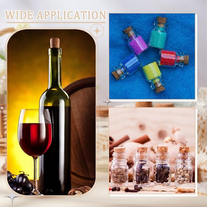 GORGECRAFT 27PCS 3 Sizes Cork Bottle Stoppers 1 to 1.2 Inch Diameter Tapered - Image 5