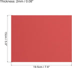 MECCANIXITY EVA Foam Sheets Red 7.6 Inch x 5.9 Inch 2mm Thickness - Image 2