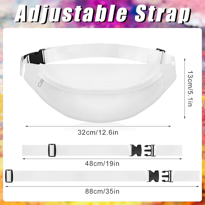 Silkfly White Cotton Fanny Pack - Image 4
