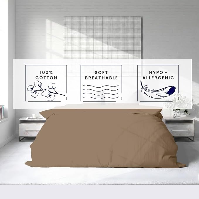 Kotton Culture 1 Pc 120"x120" Duvet Cover Super King Plus/Super Oversize King - Image 6