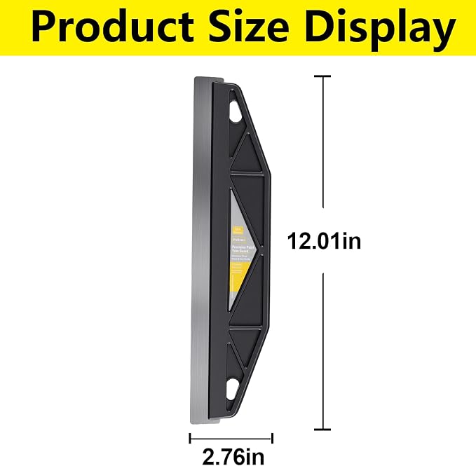 12-Inch Paint Edger & Trim Guard | Stainless Steel Straight Edge Tool | - Image 7