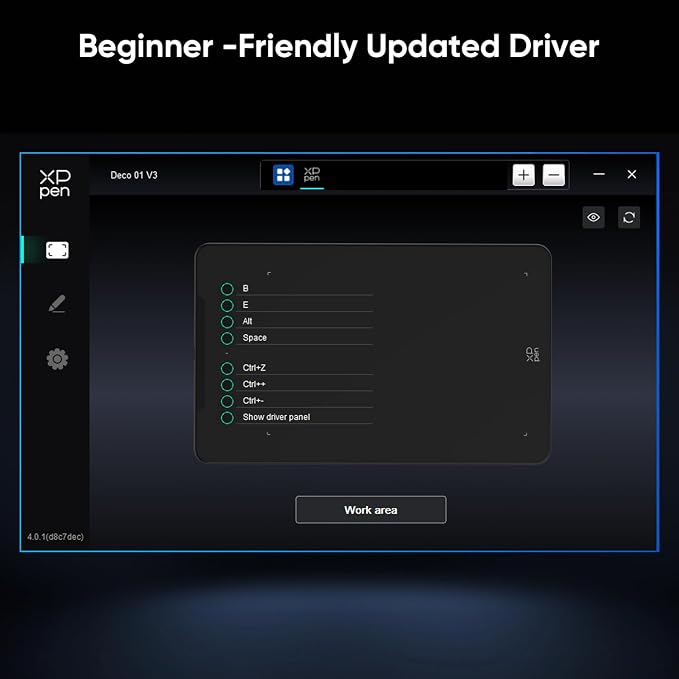 XPPen Updated Deco Mini7 V2 Drawing Tablet-16384 Levels of Pressure - Image 3