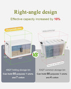 OlarHike 48QT Lockable Stackable Storage Bins - Image 5