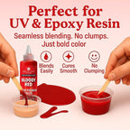 Bloody Red Epoxy Resin Pigment Paste XL – Opaque Epoxy Dye & High Concentration - Image 4