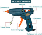Full Size Hot Glue Gun Nozzle Set, 50/150 Watts Dual Power - Image 3