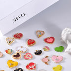 Bulk Gold Enamel Charms for Jewelry Making, Colorful Metal Charms Pendant for - Image 5