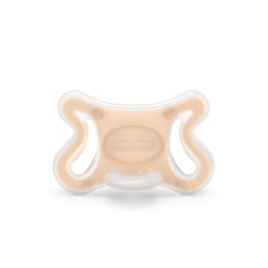 Suavinex Zero Zero Silicone Baby Pacifier w/SX Pro Physiological Pacifier Nipple (6-18M), Fair