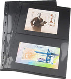 MUDOR Stamp Pages for Stamp Collection Album Binder Book, 10 Sheet 2 Row | 2 by MUDOR