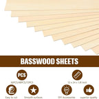 Riakrum Basswood Sheets Plywood Board Unfinished Wood Boards - Image 5