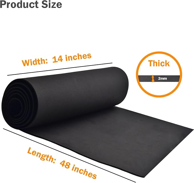 EVA Foam Roll | High Density 85kg/m3 | 2mm Thick | 48"x14" | Ideal - Image 7
