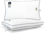 Serta Hotel Collection Bed Pillows King Size Set of 2, 400 Thread Count 100% by Serta