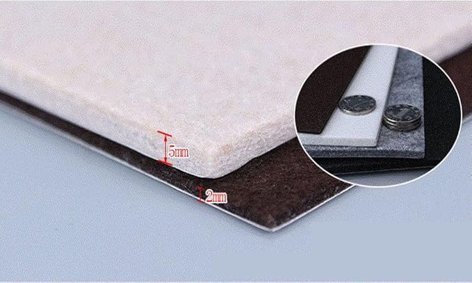 RZJZGZ 13Piece Adhesive Felt Sheet 8.3X11.8in Black Felt Fabric Adhesive Sticky - Image 6