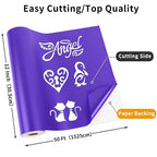 Matte Purple Permanent Vinyl, Craft Die Cutters - Image 2
