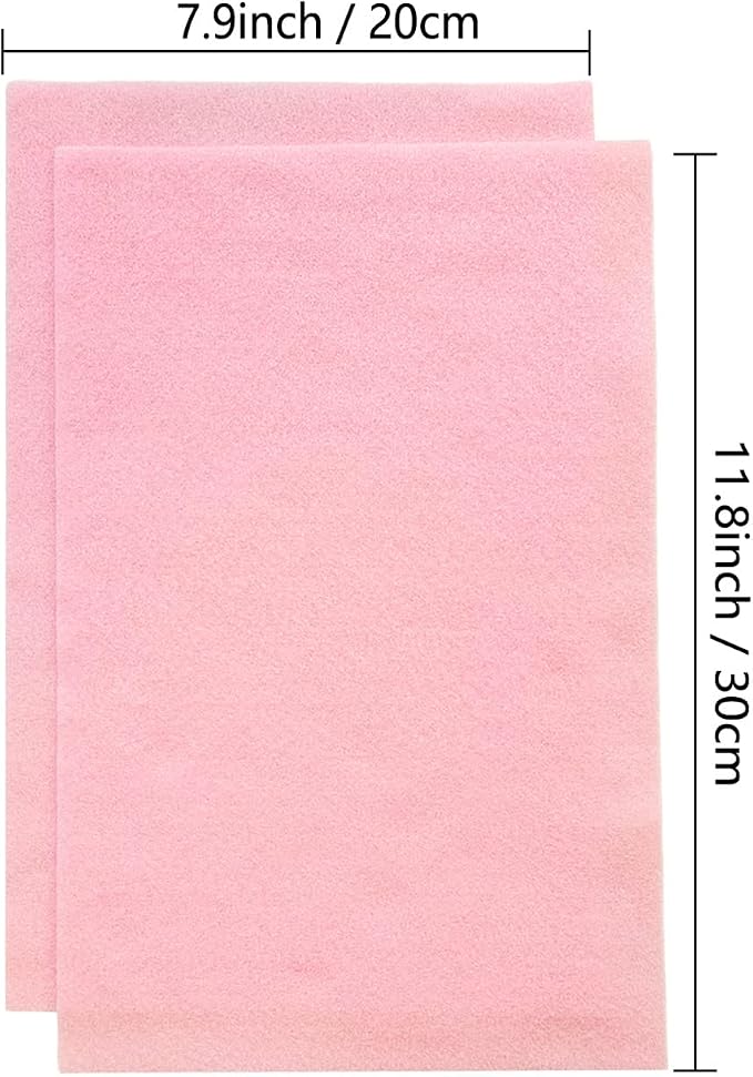 Jtnohx Color Felt, Soft Felt Sheets, 1.4mm Thick 8"x12" Handicraft Felt Fabrics - Image 4