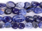 HAAMIIQII Natural Blue Sodalite Pebble Stone 5-8mm Small Irregular Freeform - Image 5