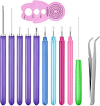 12 Pcs Paper Quilling Slotted Tool Paper Curling Tools Kit Quilling Needle Pen by yuntop