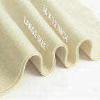 Ivory Felt Fabric 36" x 72" 1.6mm Thick Large Craft Sheet | Soft, Flexible Felt by MEDIANER