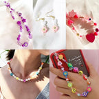 100pcs Mixed Polymer Clay Spacer Beads - Image 7