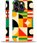 ZHEGAILIAN Case for iPhone 14 Pro Max, Geometric Colors Durable Shockproof by Home
