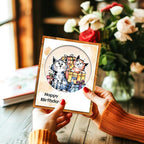GLOBLELAND Cartoon Gift Cat Clear Stamps Yarn Cat Clear Stamps Pet Cat Silicone - Image 3
