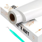 HTVRONT White HTV Heat Transfer Vinyl by HTVRONT